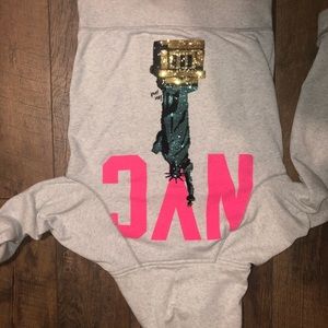 PINK zipup sweatshirt